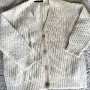 Jenni Kayne Alpaca Cocoon Cardigan (Ivory)